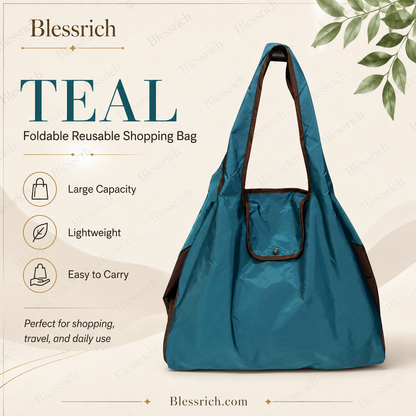 🔥Last Day Buy 1 Get 1 Free $ 14.99 Each🛍️ Foldable Reusable Shopping Bag – Large Capacity, Lightweight & Washable