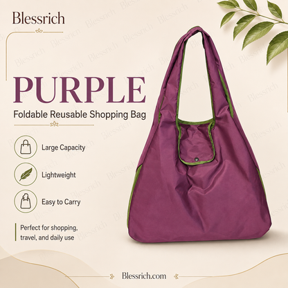 🔥Last Day Buy 1 Get 1 Free $ 14.99 Each🛍️ Foldable Reusable Shopping Bag – Large Capacity, Lightweight & Washable