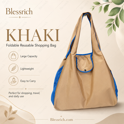 🔥Last Day Buy 1 Get 1 Free $ 14.99 Each🛍️ Foldable Reusable Shopping Bag – Large Capacity, Lightweight & Washable