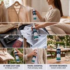 No Iron. No Board. Wrinkle-Free Clothes in Minutes.