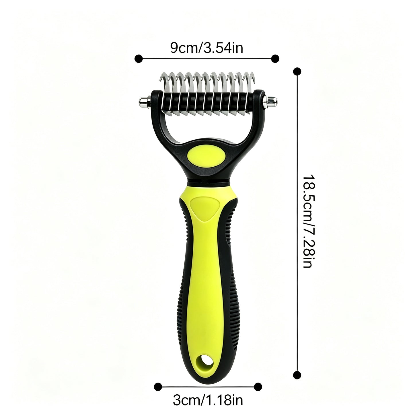 Cavaunory™ 2-in-1 Gentle Dematting & Deshedding Brush for Dogs & Cats