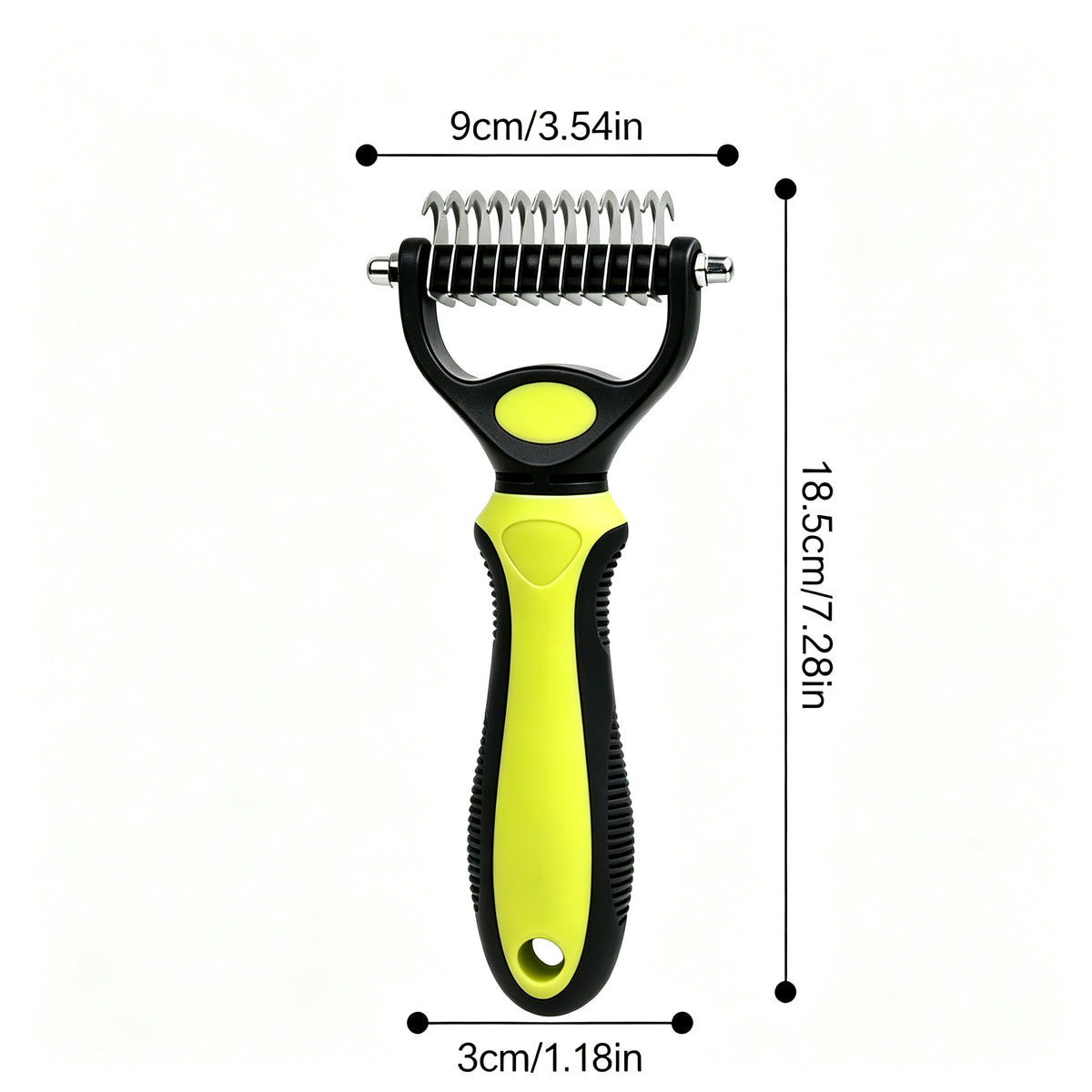 Cavaunory™ 2-in-1 Gentle Dematting & Deshedding Brush for Dogs & Cats