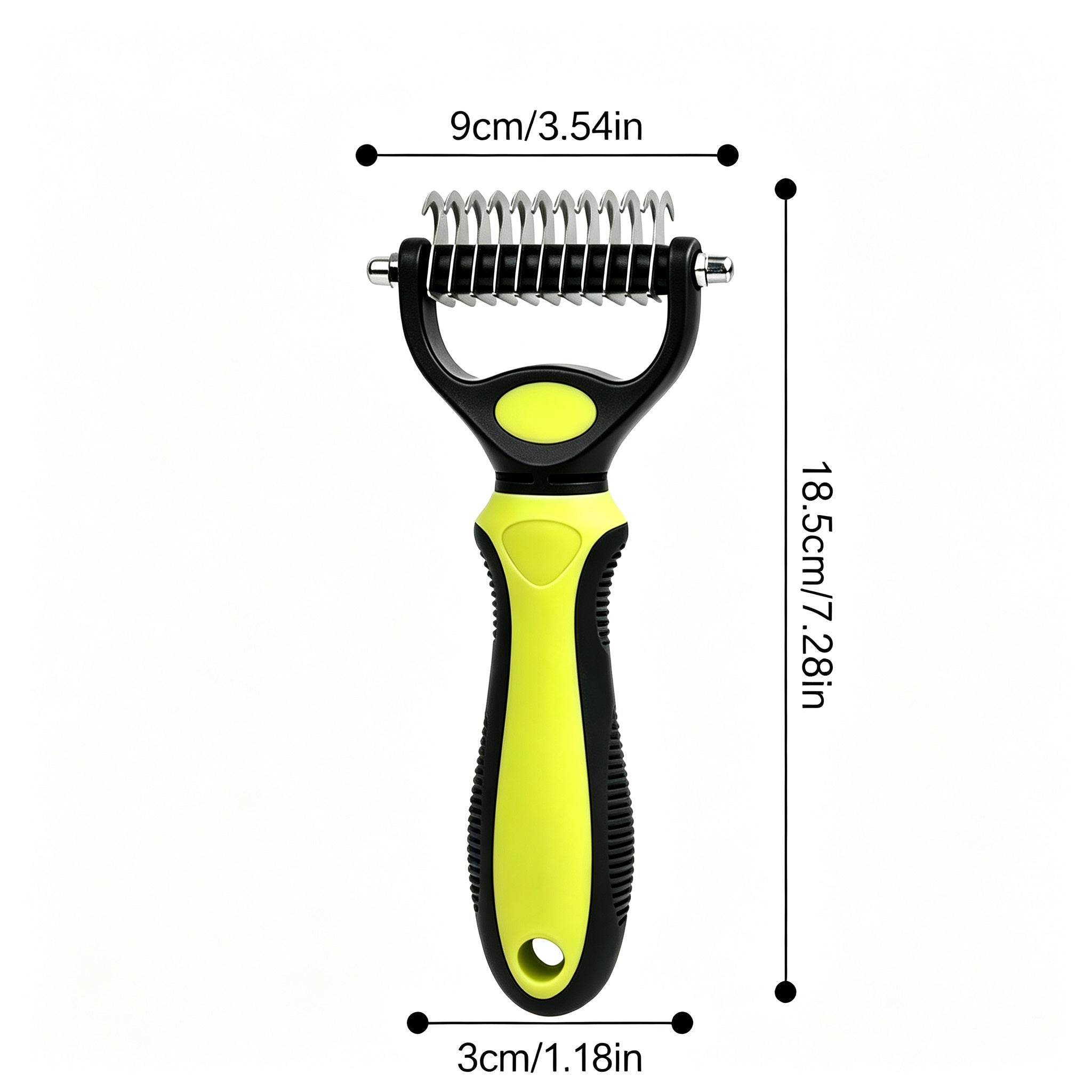 Cavaunory™ 2-in-1 Gentle Dematting & Deshedding Brush for Dogs & Cats