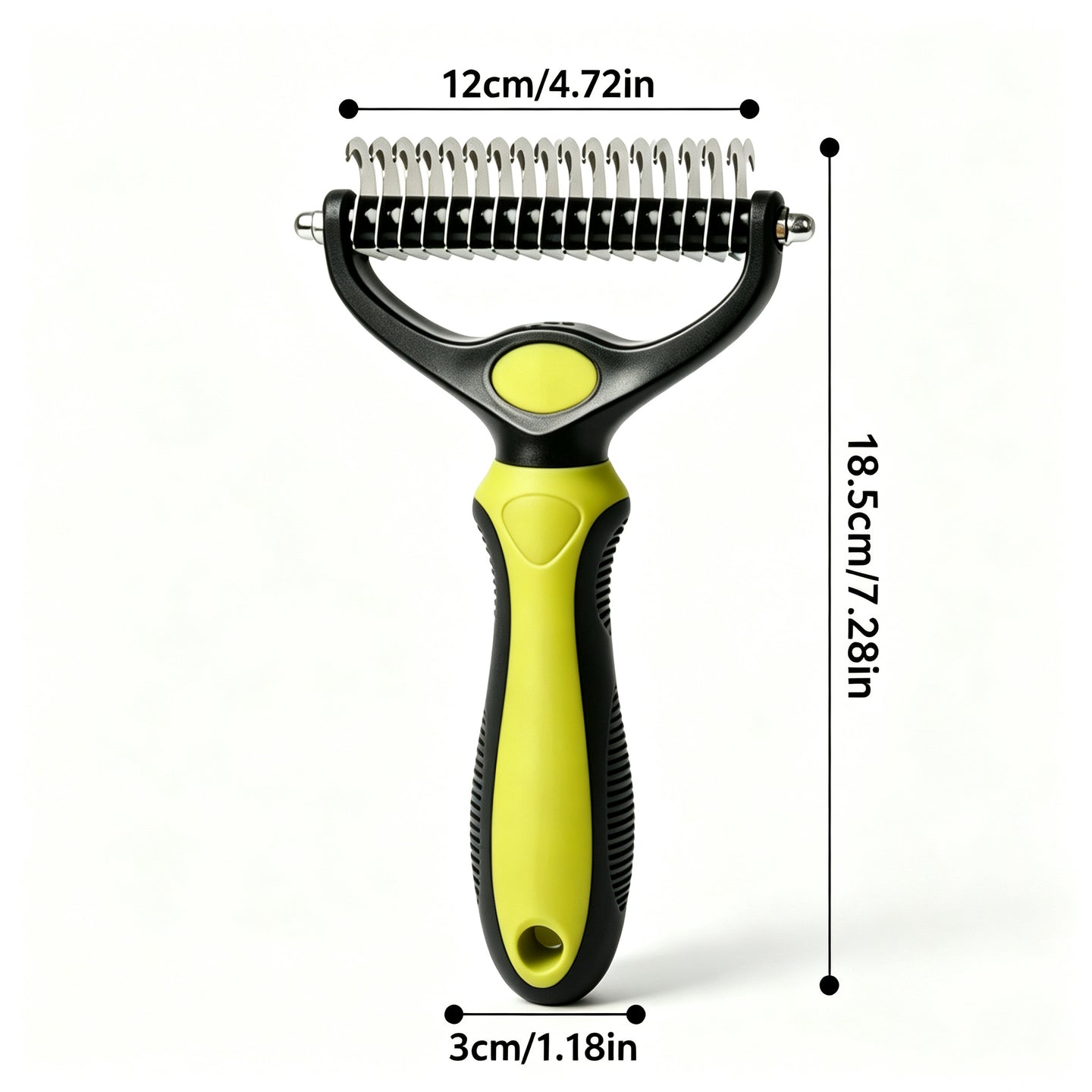 Cavaunory™ 2-in-1 Gentle Dematting & Deshedding Brush for Dogs & Cats