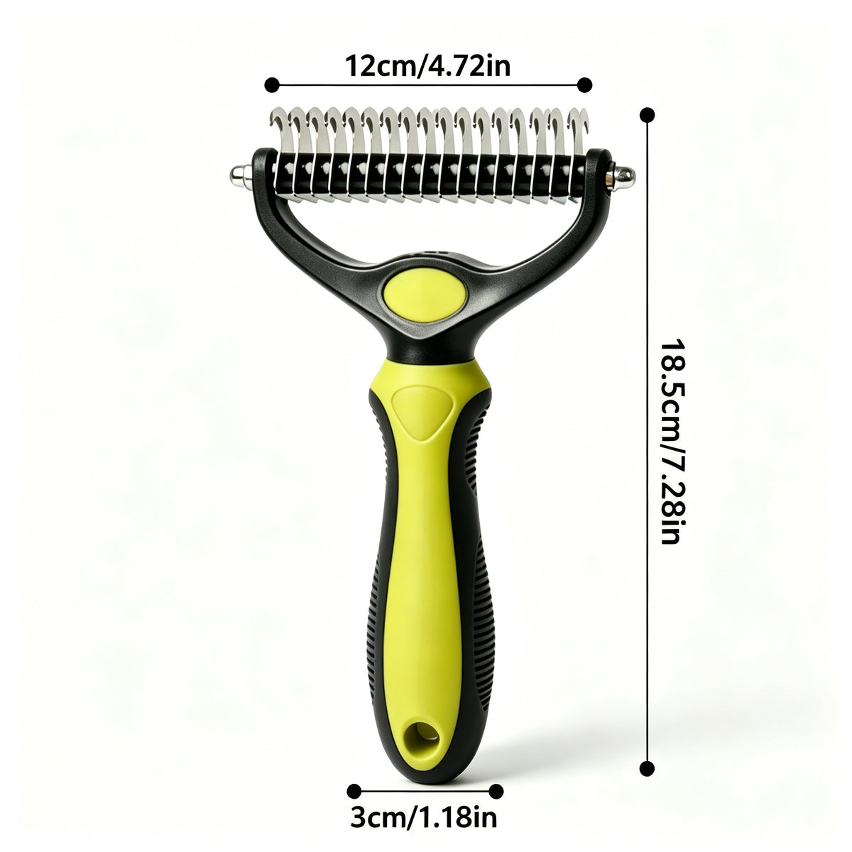 Cavaunory™ 2-in-1 Gentle Dematting & Deshedding Brush for Dogs & Cats