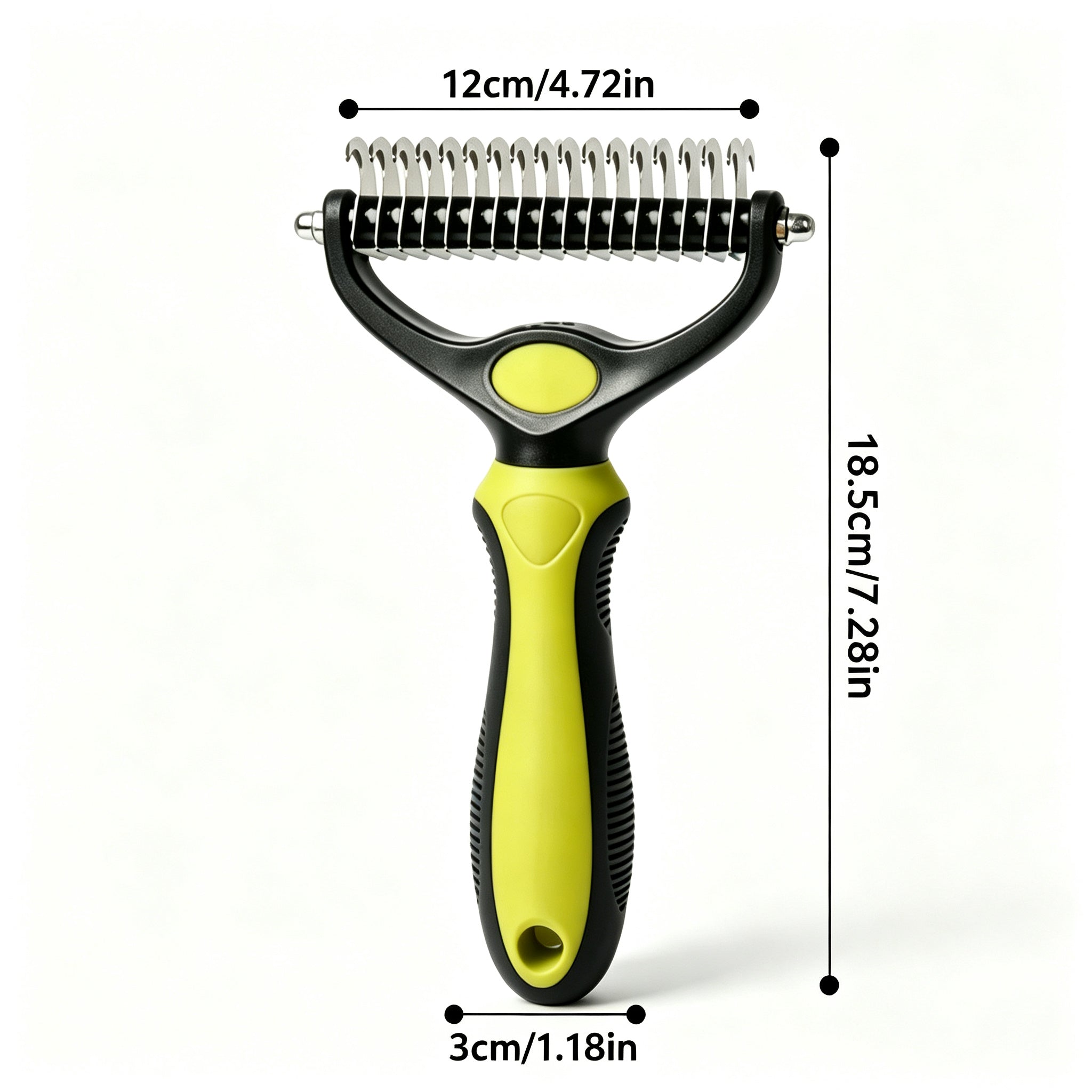 Cavaunory™ 2-in-1 Gentle Dematting & Deshedding Brush for Dogs & Cats