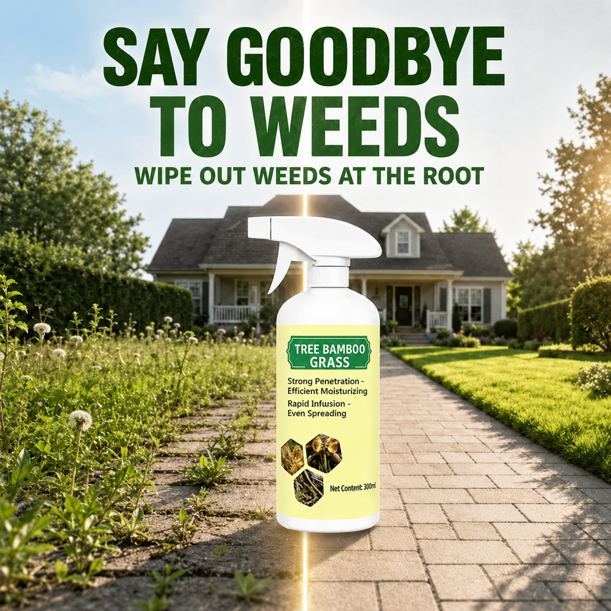 2026 SALE - Fast-Acting Natural Weed & Grass Killer Spray
