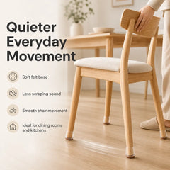 ClearGuard Chair Leg Protectors a pack of 8pcs
