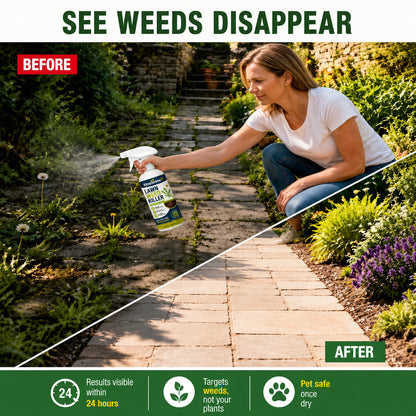⚡ [Spring Backyard Revival] Easy & Stress-Free Domestic Weed Killer Spray | Fast-Acting Lawn & Garden Care
