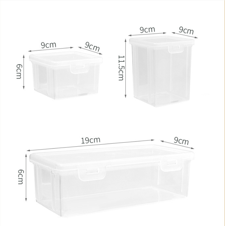 Moisture-Proof Transparent PP Spice Storage Containers with Snap-Lock Lid, Stackable Kitchen Seasoning & Dry Food Organizer
