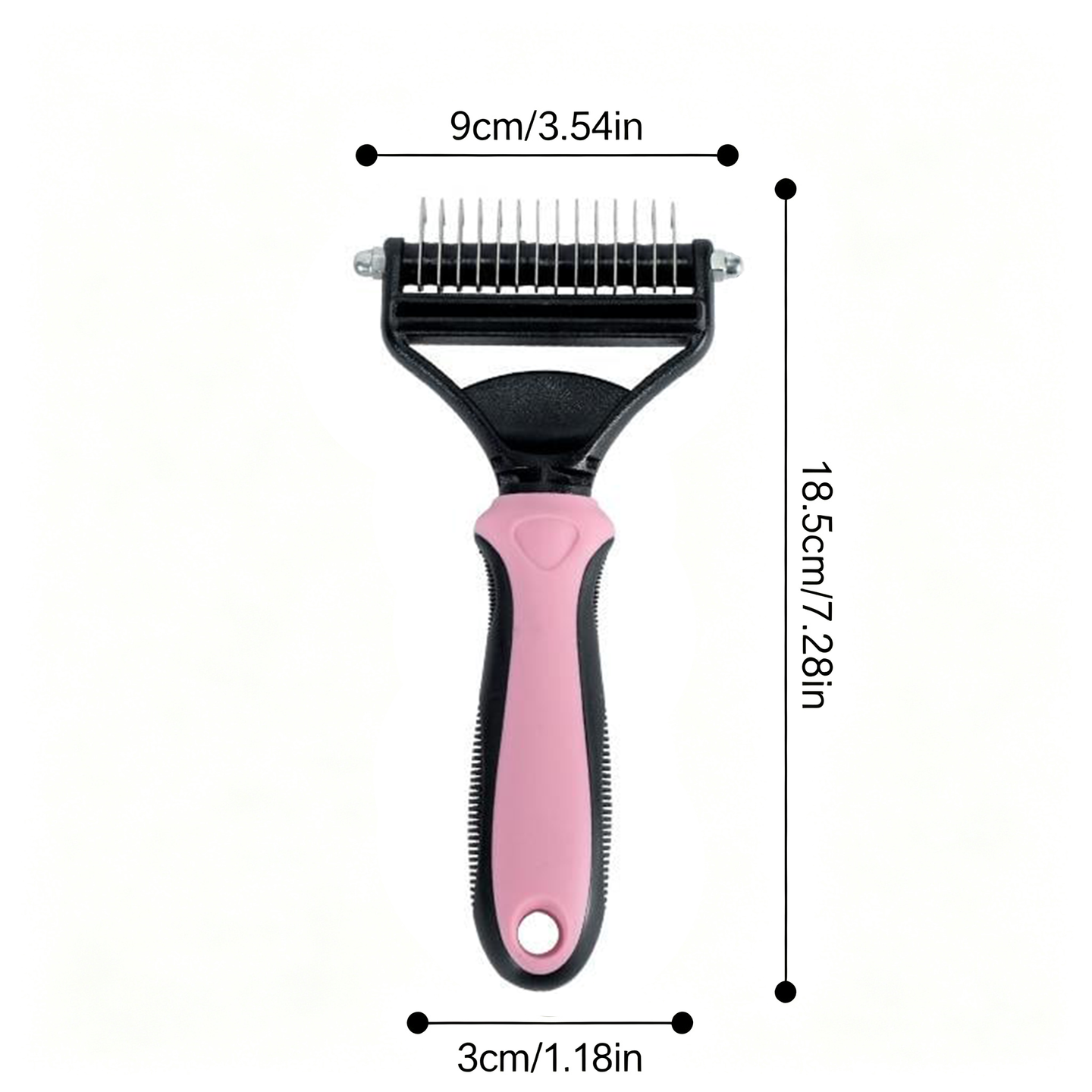 Cavaunory™ 2-in-1 Gentle Dematting & Deshedding Brush for Dogs & Cats