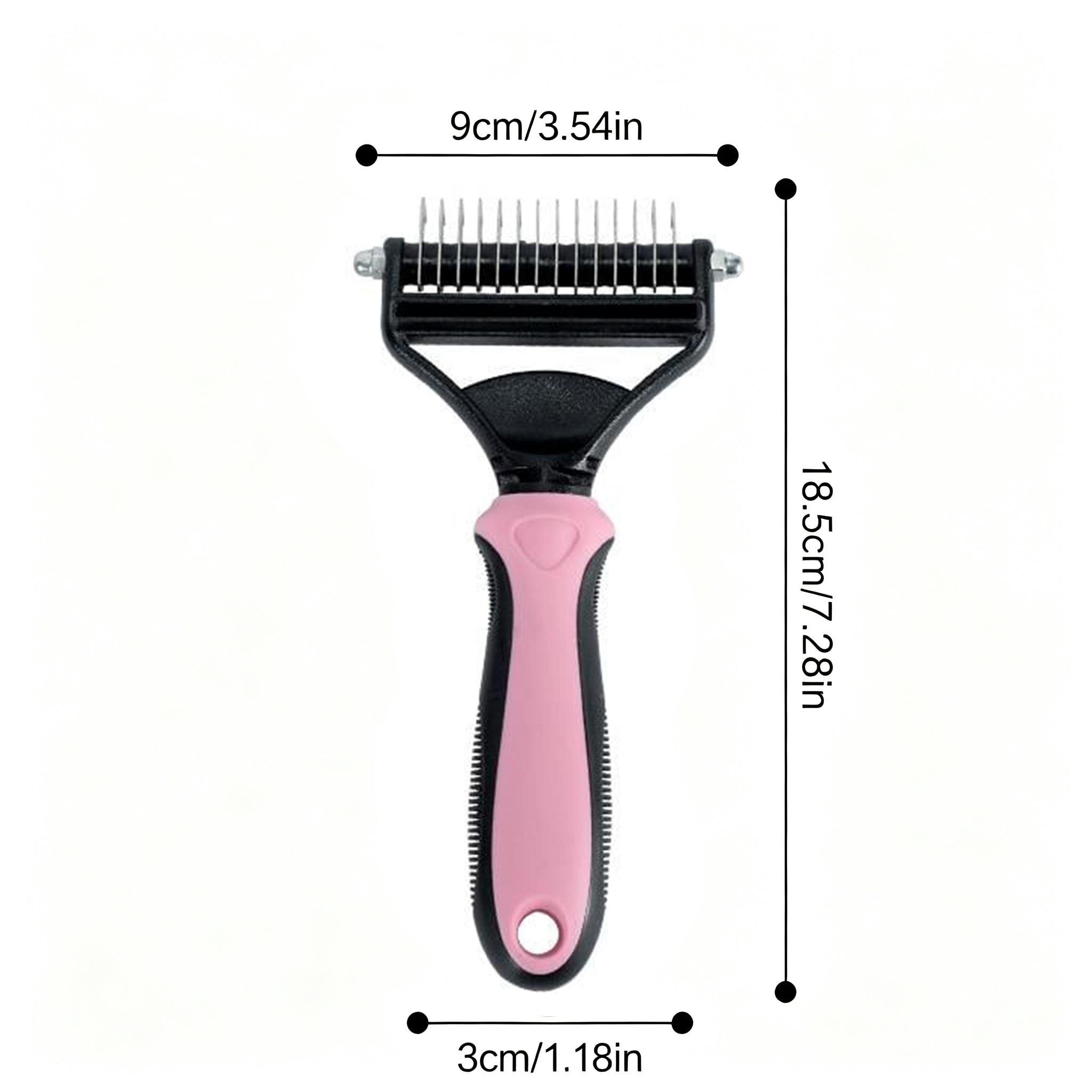 Cavaunory™ 2-in-1 Gentle Dematting & Deshedding Brush for Dogs & Cats