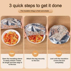Aluminum Foil Food Cover Heat Retaining Fresh Keeping Kitchen Table Cover