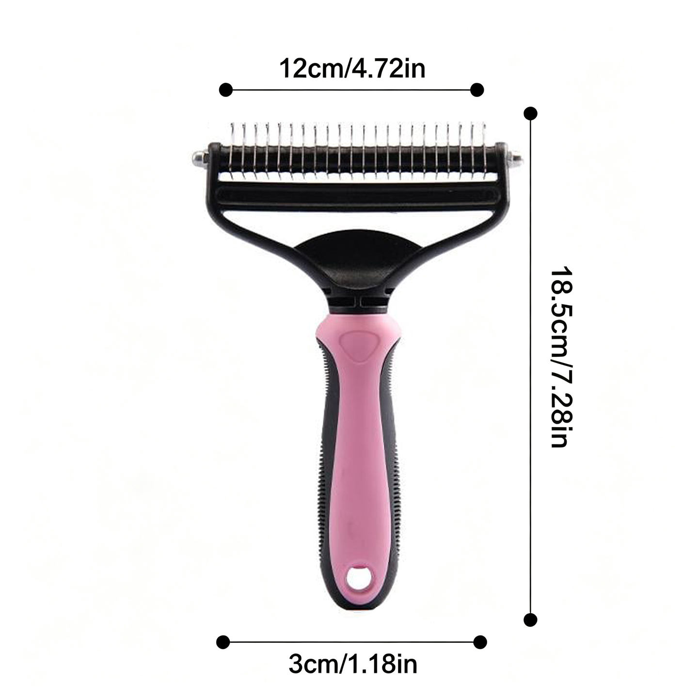 Cavaunory™ 2-in-1 Gentle Dematting & Deshedding Brush for Dogs & Cats