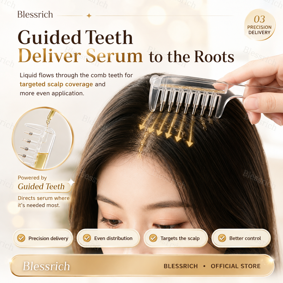 🔥Last Day Buy 1 Get 1 Free $ 9.99 Each🔥Scalp Serum Applicator Comb