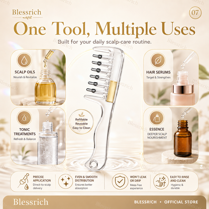 🔥Last Day Buy 1 Get 1 Free $ 9.99 Each🔥Scalp Serum Applicator Comb