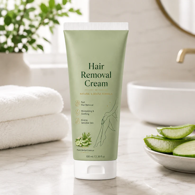 Natural Gentle Hair Removal Cream | For Women & Men, Sensitive Skin