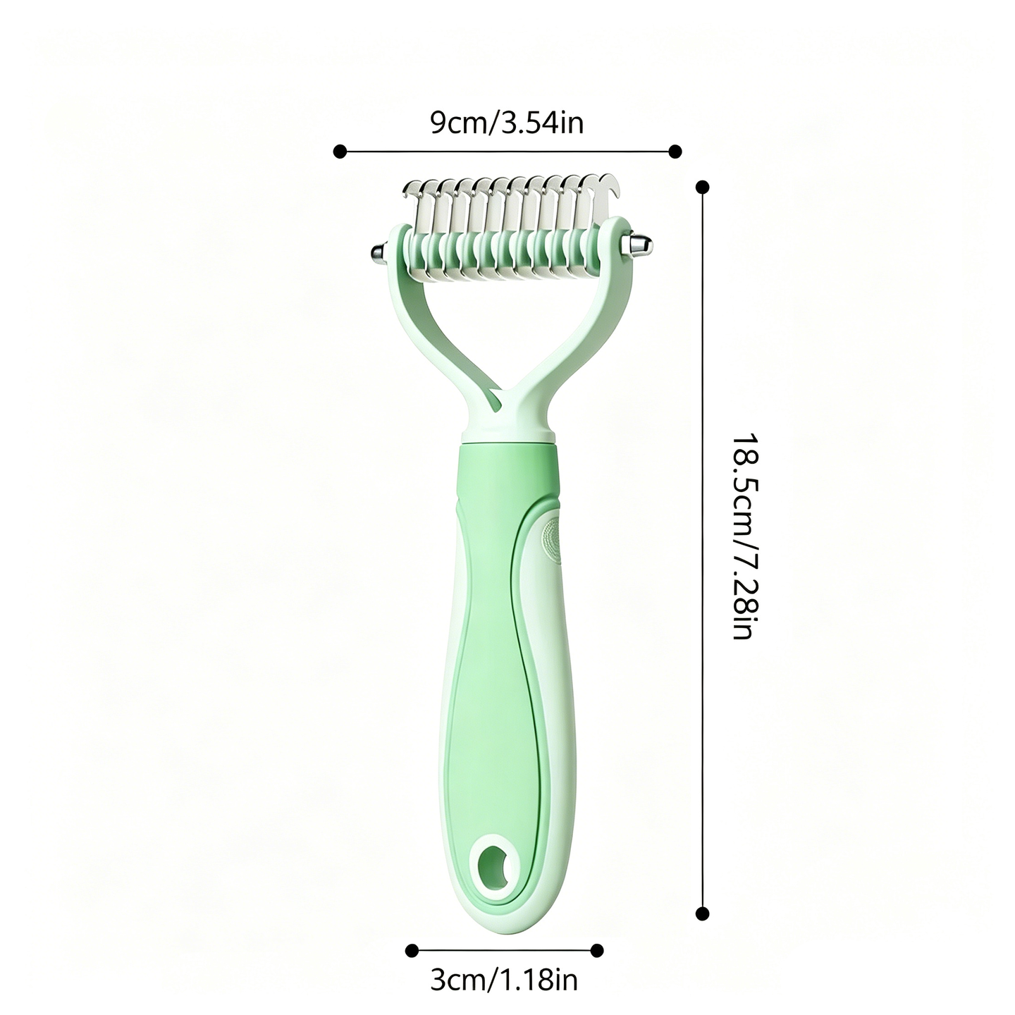 Cavaunory™ 2-in-1 Gentle Dematting & Deshedding Brush for Dogs & Cats