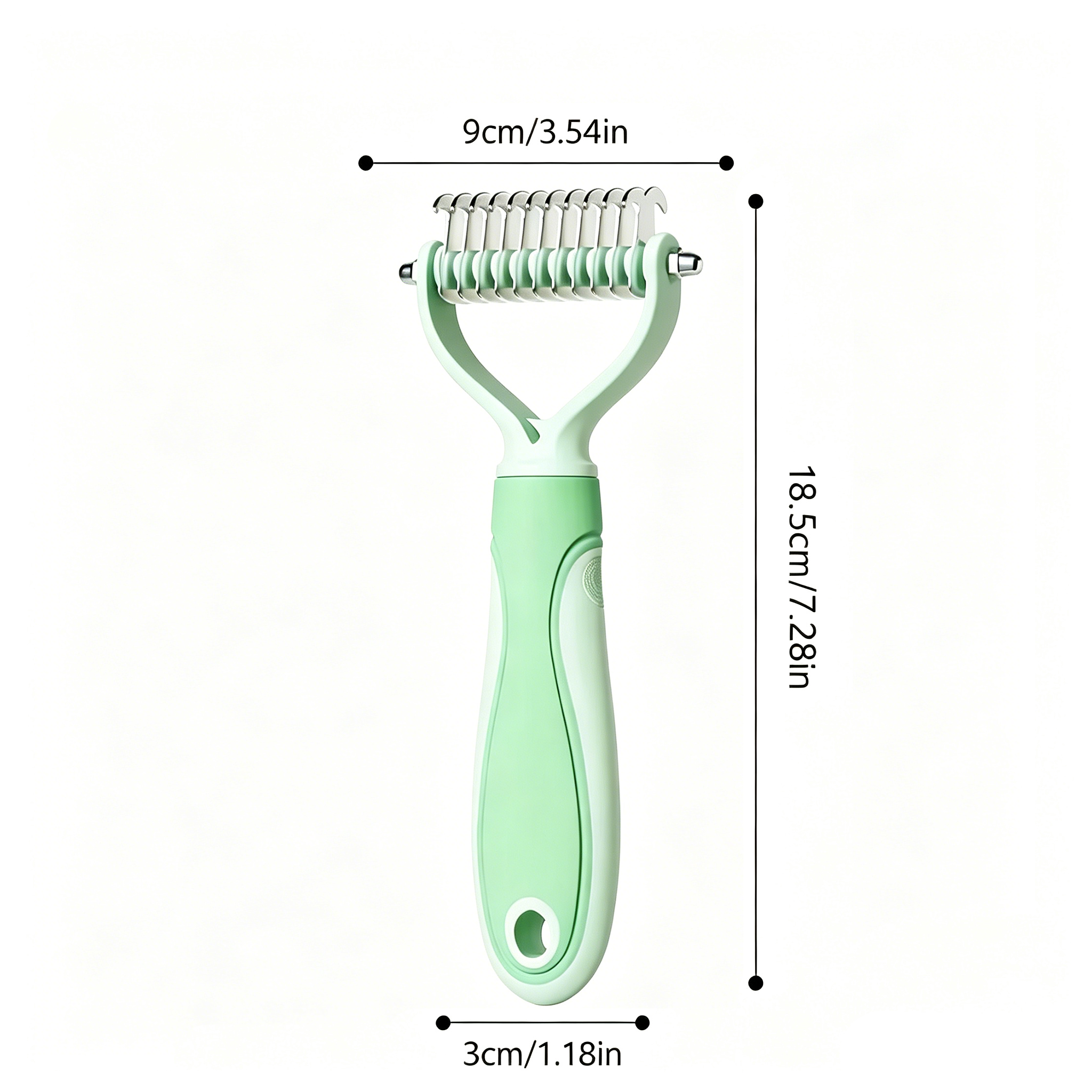 Cavaunory™ 2-in-1 Gentle Dematting & Deshedding Brush for Dogs & Cats