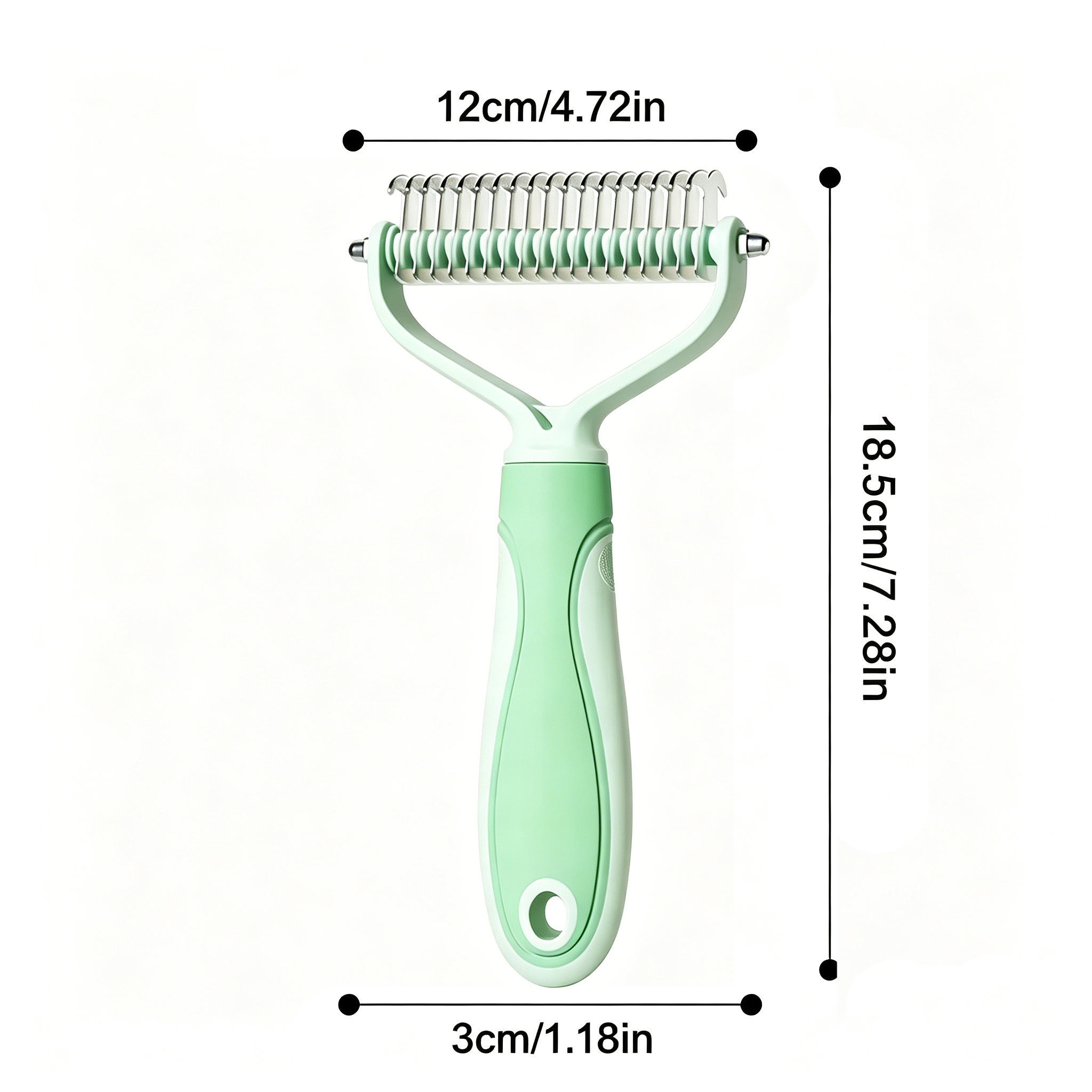 Cavaunory™ 2-in-1 Gentle Dematting & Deshedding Brush for Dogs & Cats