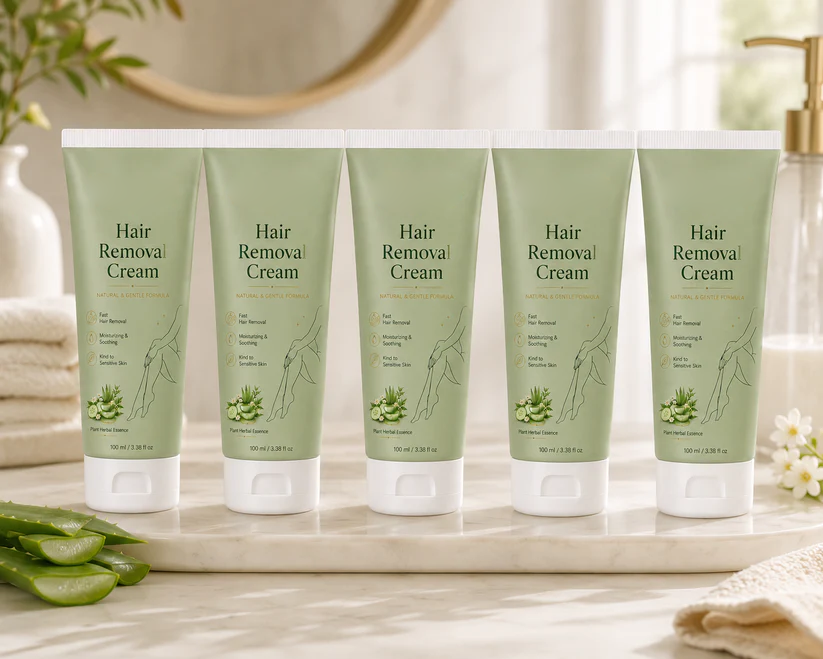 Natural Gentle Hair Removal Cream | For Women & Men, Sensitive Skin