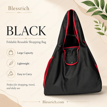 🔥Last Day Buy 1 Get 1 Free $ 14.99 Each🛍️ Foldable Reusable Shopping Bag – Large Capacity, Lightweight & Washable