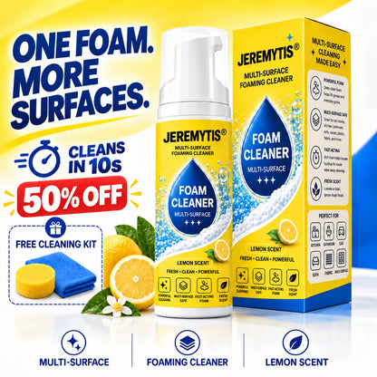 Over 100,000 jars sold💕 – Foam No-Rinse Cleaner — One Foam, More Surfaces for Tough Stains, Sofas, Carpets, Upholstery & Car Interiors.