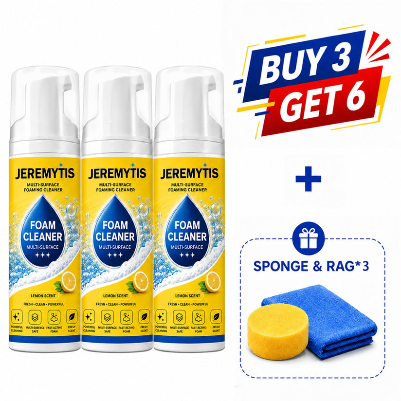 Over 100,000 jars sold💕 – Foam No-Rinse Cleaner — One Foam, More Surfaces for Tough Stains, Sofas, Carpets, Upholstery & Car Interiors.