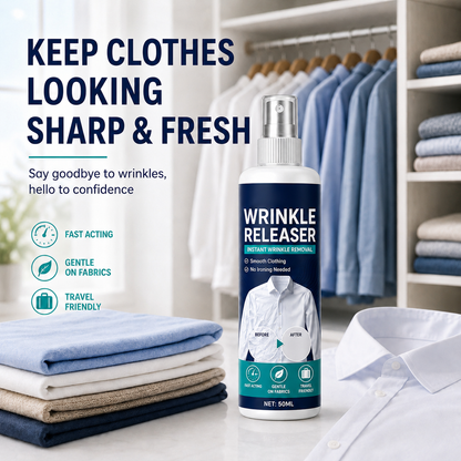 No Iron. No Board. Wrinkle-Free Clothes in Minutes.