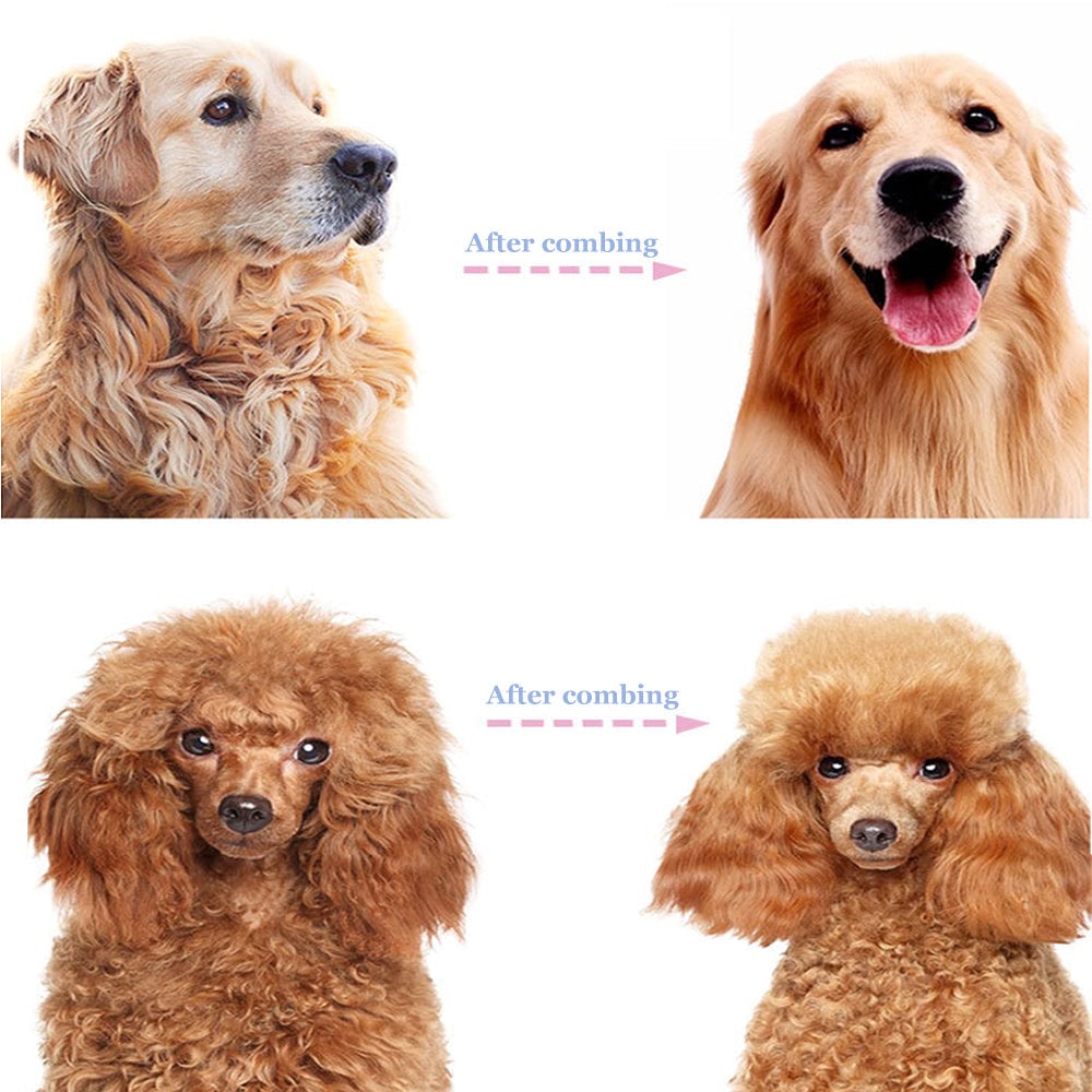 Cavaunory™ 2-in-1 Gentle Dematting & Deshedding Brush for Dogs & Cats
