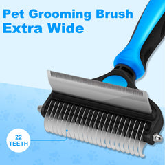 Cavaunory™ 2-in-1 Gentle Dematting & Deshedding Brush for Dogs & Cats