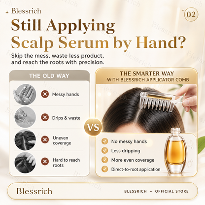 🔥Last Day Buy 1 Get 1 Free $ 9.99 Each🔥Scalp Serum Applicator Comb
