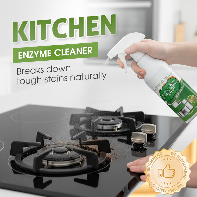 🍋🎖️ Kitchen Enzyme Cleaner – Powerful Degreasing, Long-Lasting Freshness
