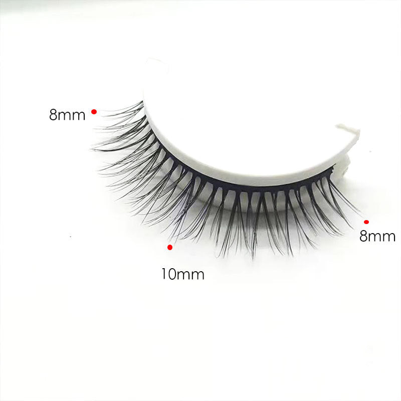 Reusable Self-Adhesive False Eyelashes – 3-Pair Glue-Free Lash Set