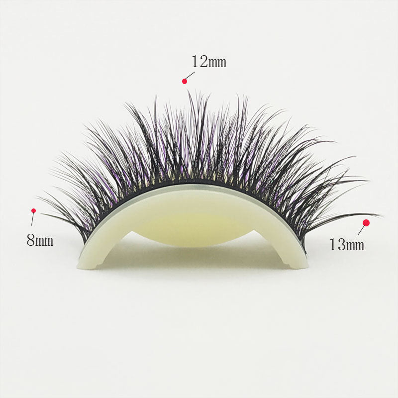 Reusable Self-Adhesive False Eyelashes – 3-Pair Glue-Free Lash Set