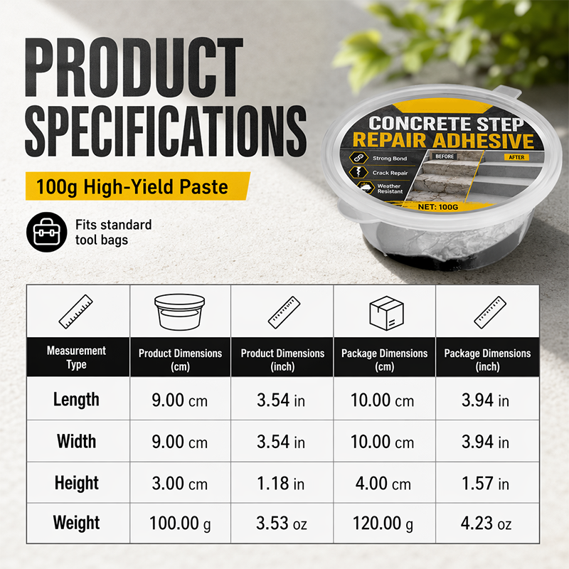 2026 HOT SALE 50K+ SOLD!  Concrete Step Repair Adhesive