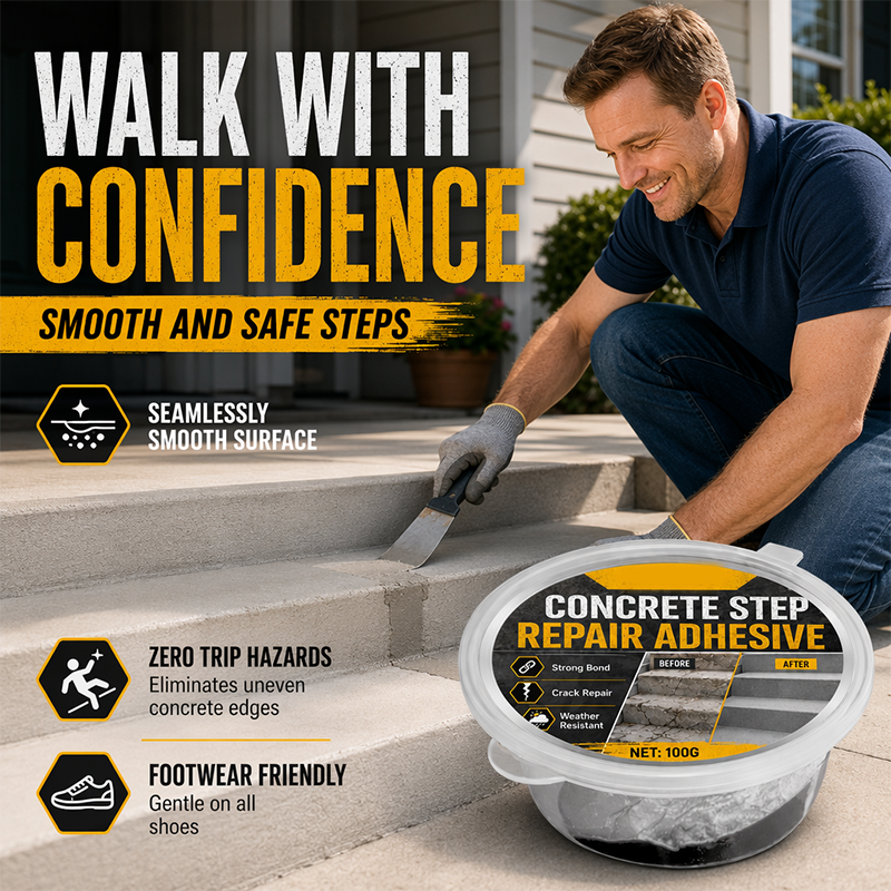 2026 HOT SALE 50K+ SOLD!  Concrete Step Repair Adhesive