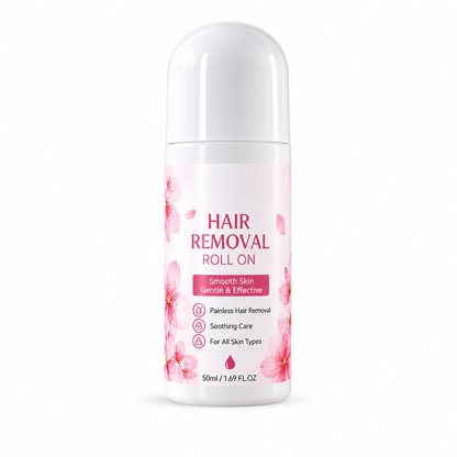 Gentle Smooth Roll-On Body Hair Removal Cream – Painless & Fast Acting, Perfect for Legs, Arms & Sensitive Skin
